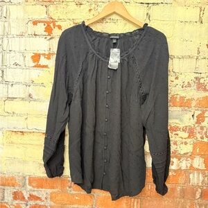 Torrid Long Sleeve Blouse NWT